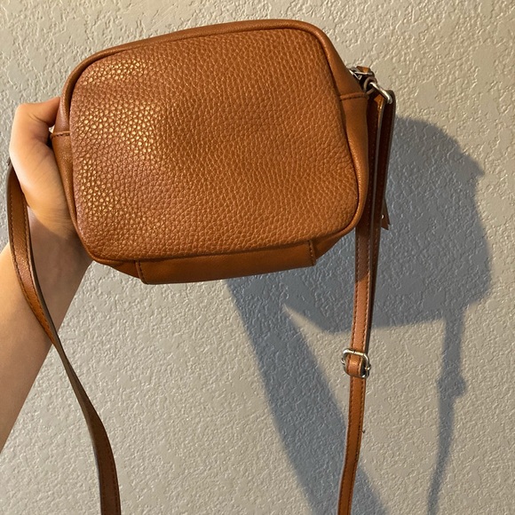 Brown fake leather bag - Picture 2 of 3